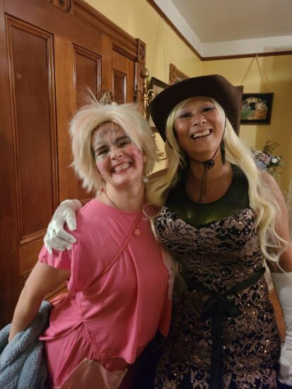 Jefna and Wendy at Rock the Mansion